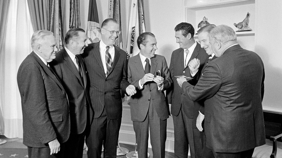 Williams meets with the U.S. President in the Oval Office