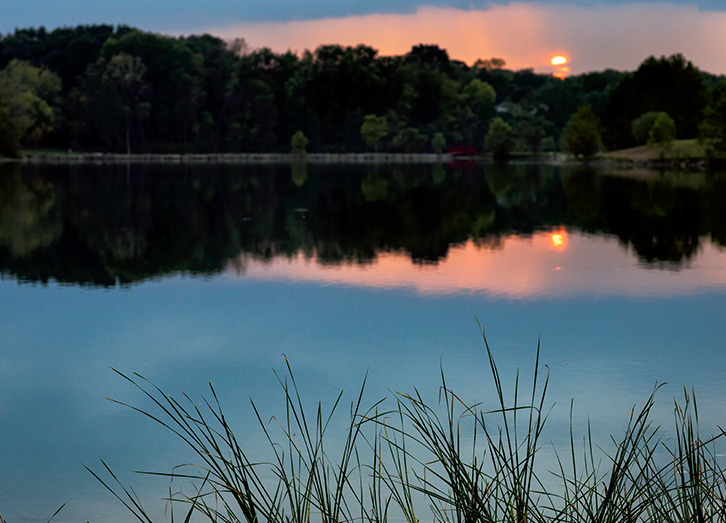 Lake sunset