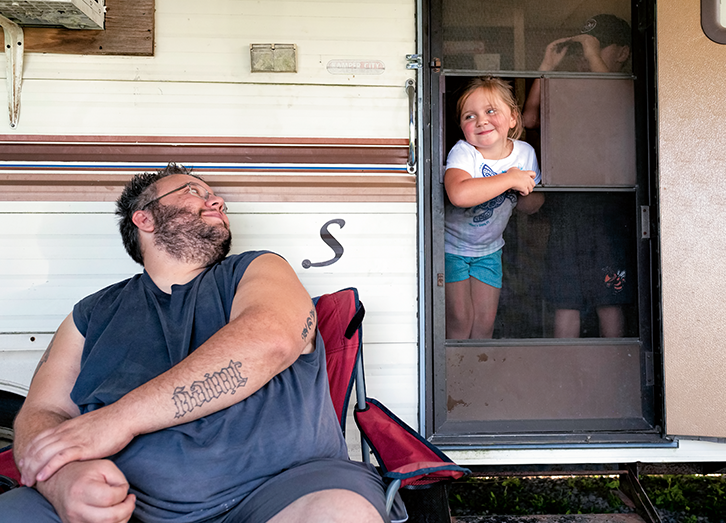 Father and daughter