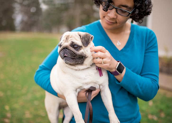 Jene and pug